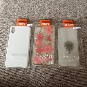 Kiko Iphone XsMax case- 3 pcs.